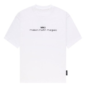 마르지엘라 MAISON MARGIELA 23 SS 후로피 로고 4 스티지 티셔츠 화이트