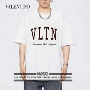발렌티노 VALENTINO COUTURE VLTN 로고 티셔츠 4color