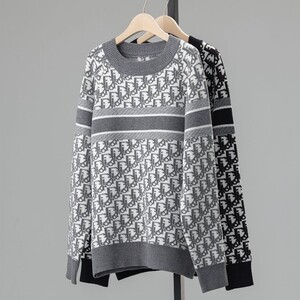 (반품가능) 디올 DIOR  리버서블 라운드 넥 스웨터 2color
